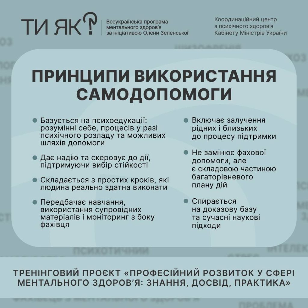 Самодопомога як культура стійкості: маленькі кроки з великим ефектом